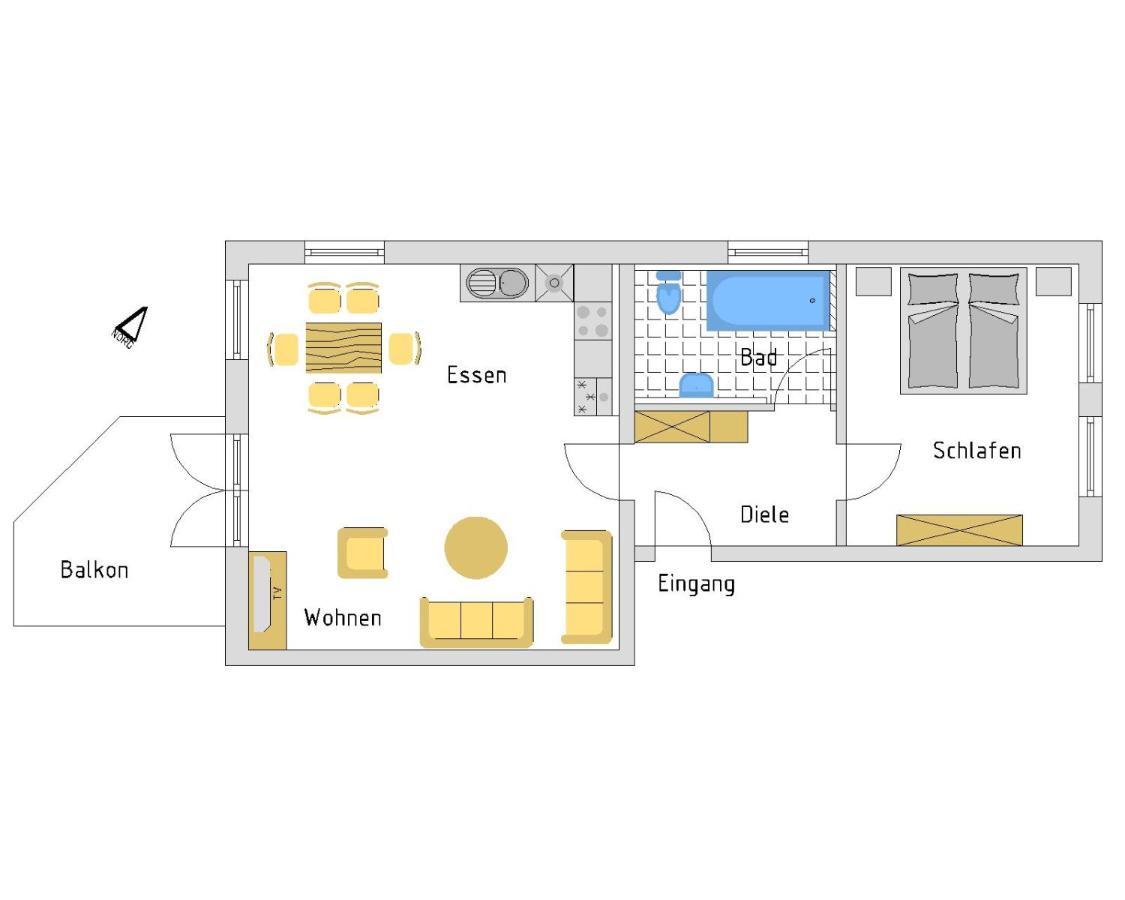 Haus Aquamarina - Fewo Mit Balkon Heringsdorf Pokój zdjęcie